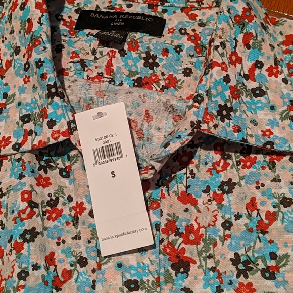 Men's Banana Republic Men's Button Down NWT Size S - Picture 4 of 5